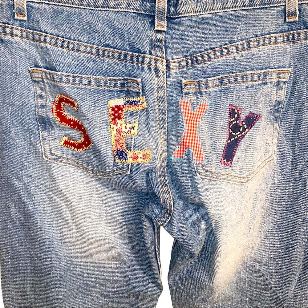 Vintage LondonJean Patch Work Sexy Jeans Size 2 - Picture 4 of 4